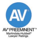 AV Preeminent Martindale Hubell | lawyer Ratings
